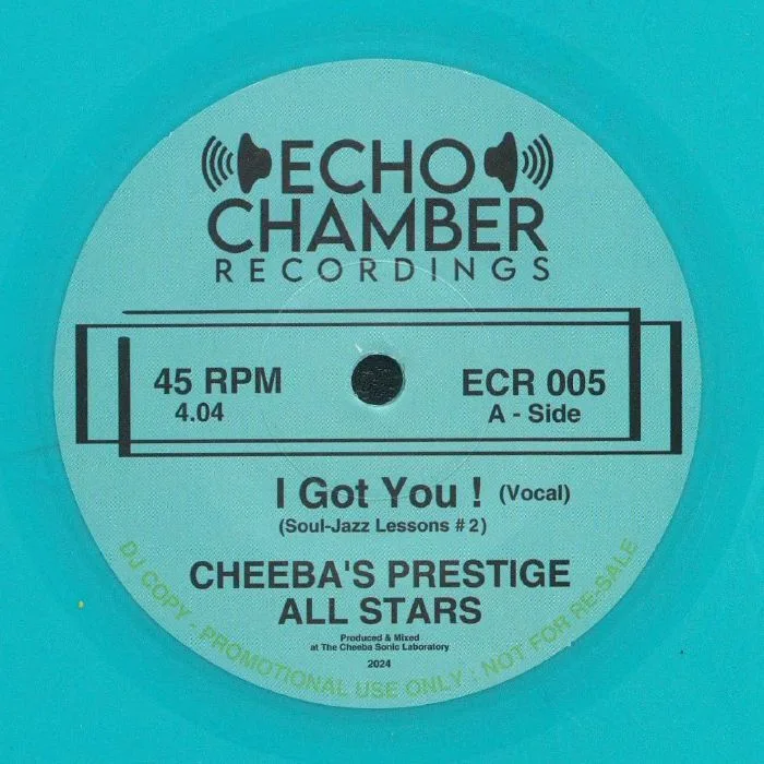 Лицевая сторона обложки — CHEEBA'S PRESTIGE ALL STARS — I Got You