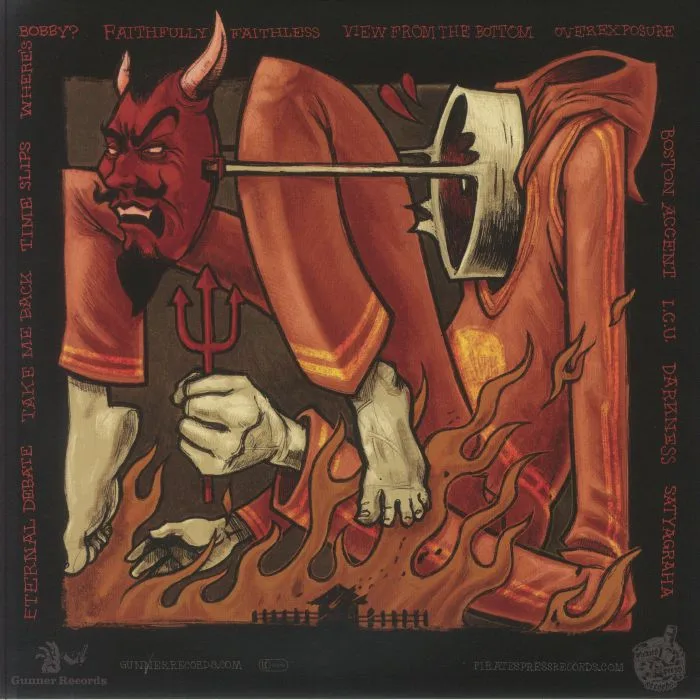 Обратная сторона обложки — The DROWNS — View From The Bottom (reissue)