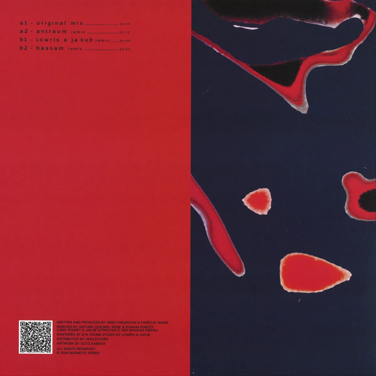 Обратная сторона обложки — Simo & Farés Bäri — Ten Ragas To A Disco Swing