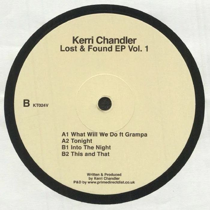 Back cover — Kerri CHANDLER — Lost & Found EP Vol 1