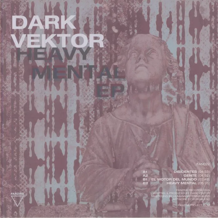 Обратная сторона обложки — DARK VEKTOR — Heavy Mental EP
