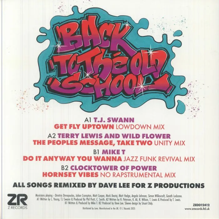 Back cover — Various — Back To The Old School Part I