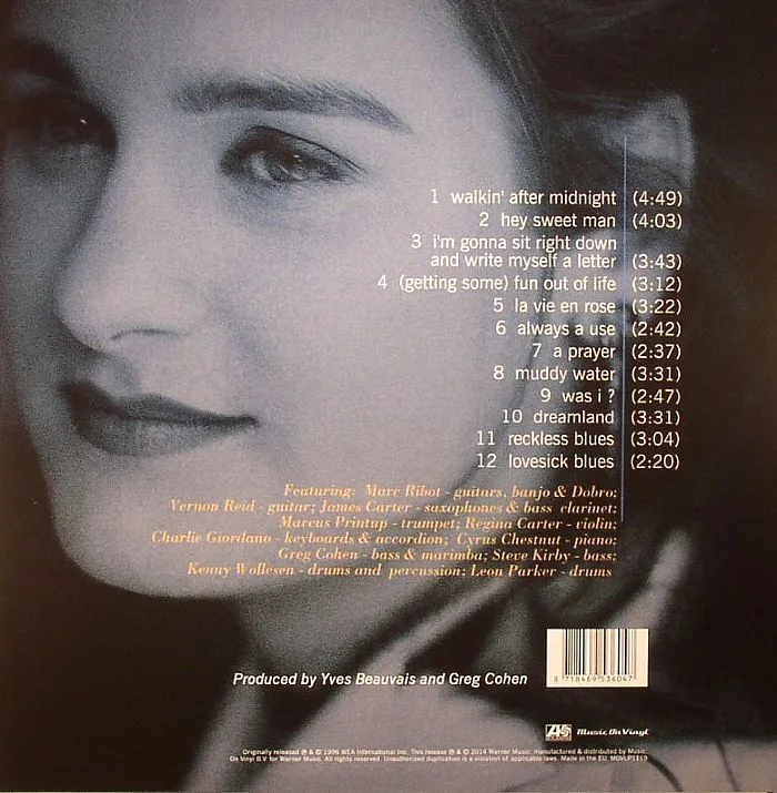 Обратная сторона обложки — Madeleine PEYROUX — Dreamland