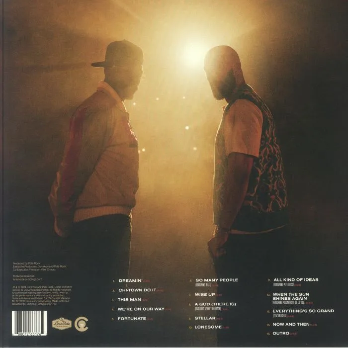 Back cover — COMMON / PETE ROCK — The Auditorium Vol 1