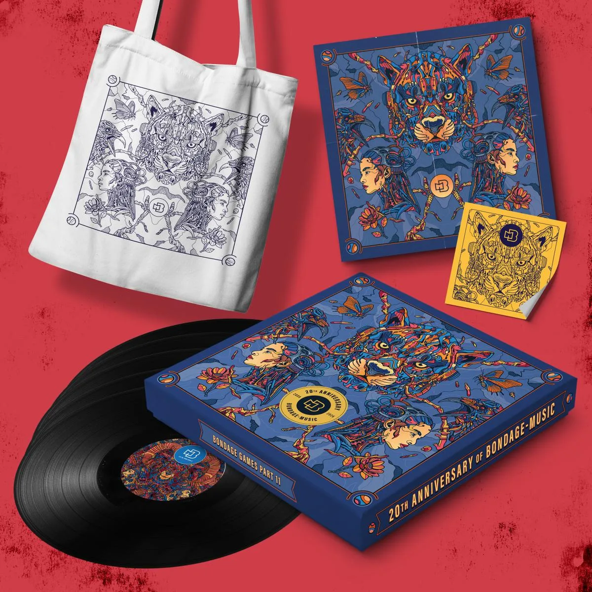 Back cover — Various — Bondage Games Part 11 – Ltd. Box Edition LP 5x12"