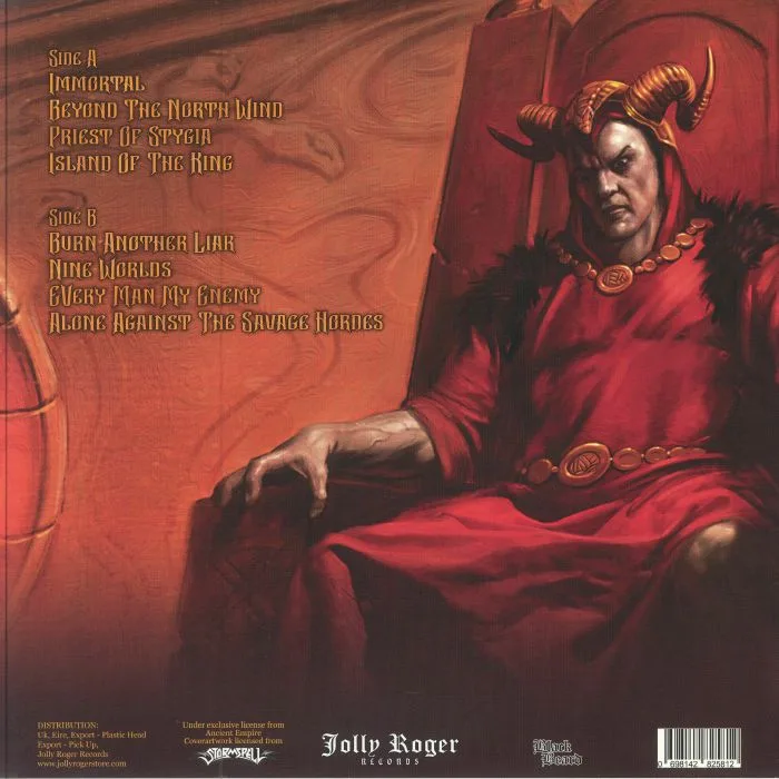 Back cover — ANCIENT EMPIRE — Priest Of Stygia