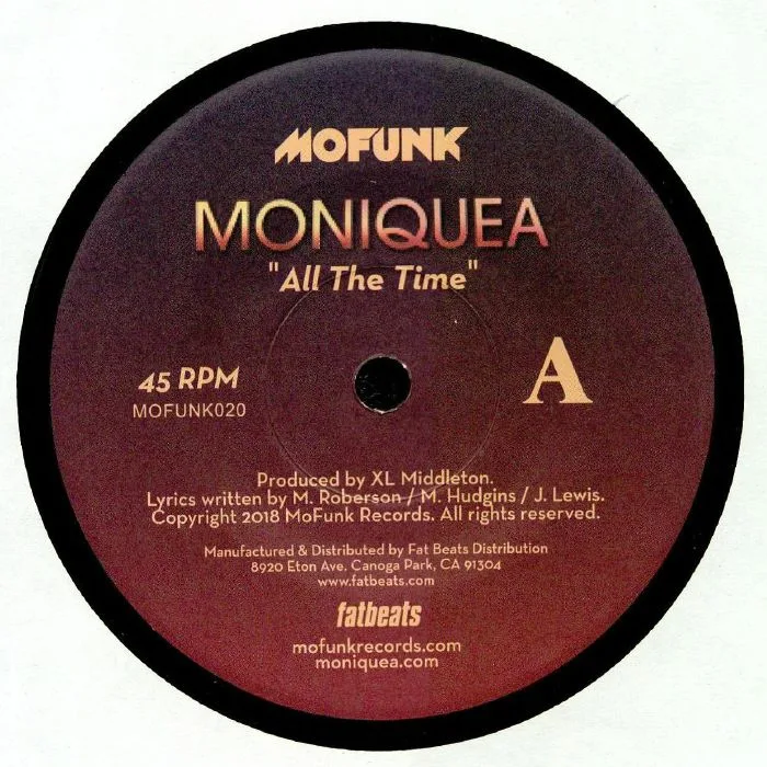 Front cover — MONIQUEA — All The Time