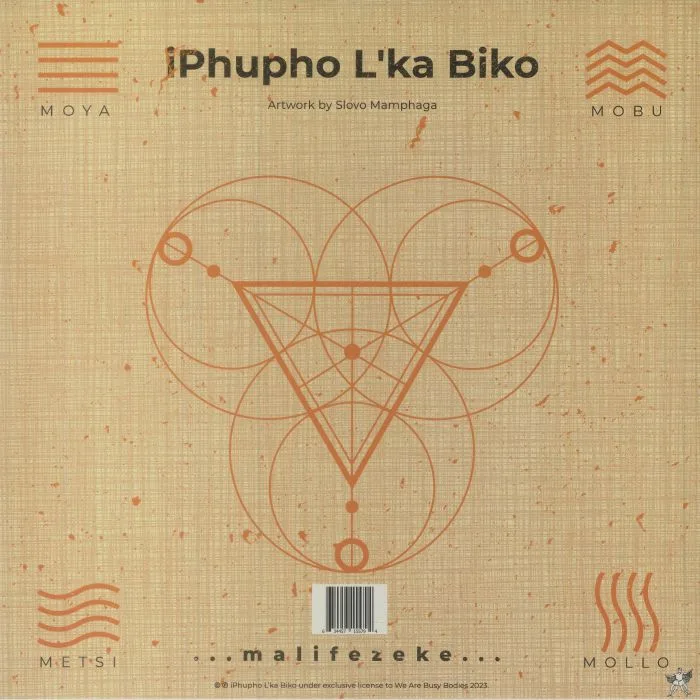 Back cover — IPHUPHO L'KA BIKO — Azania