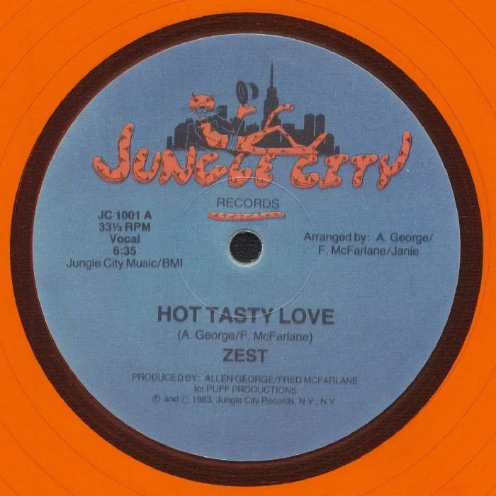 Front cover — ZEST — Hot Tasty Love