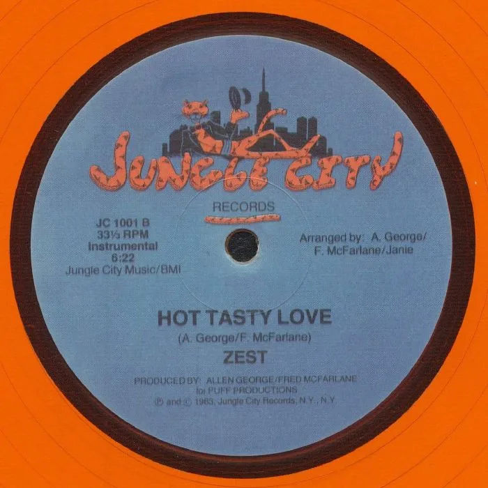 Back cover — ZEST — Hot Tasty Love