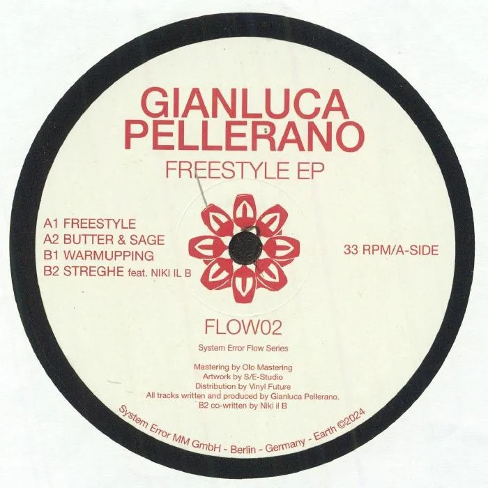 Лицевая сторона обложки — Gianluca PELLERANO — Freestyle EP