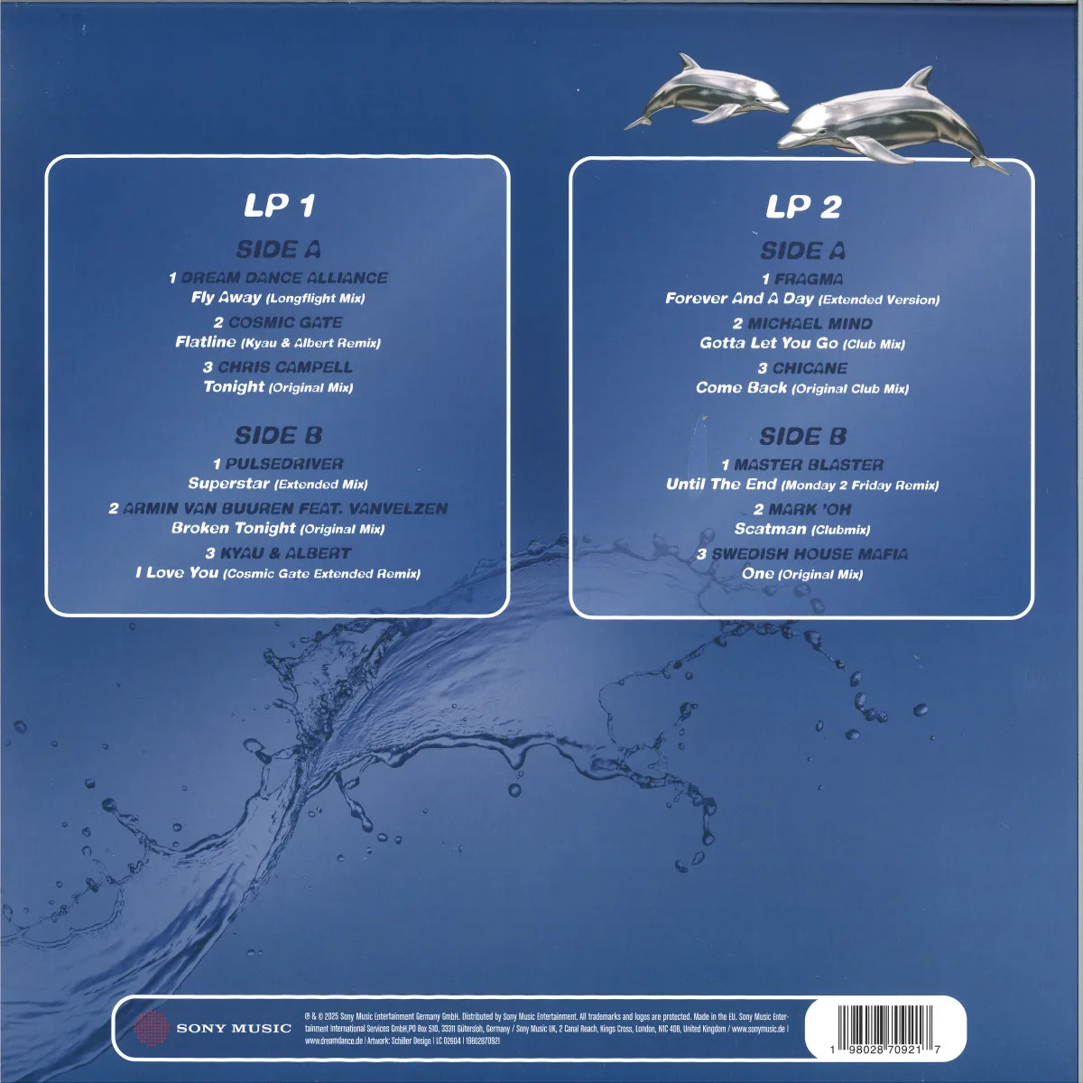 Обратная сторона обложки — Various — Dream Dance Vol. 53 -56 2x12"