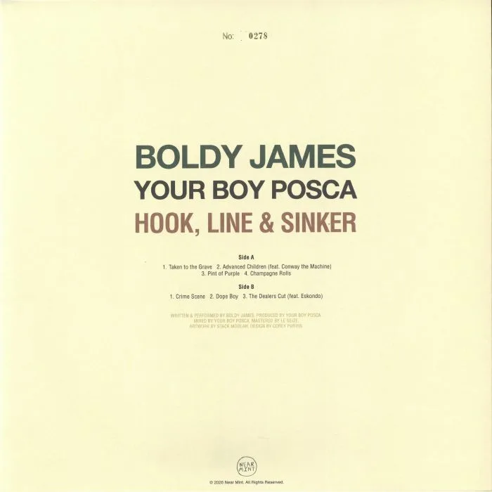 Обратная сторона обложки — BOLDY JAMES — Hook Line & Sinker