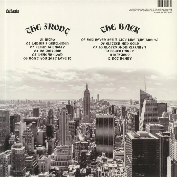 Back cover — Pete ROCK — 80 Blocks Instrumentals