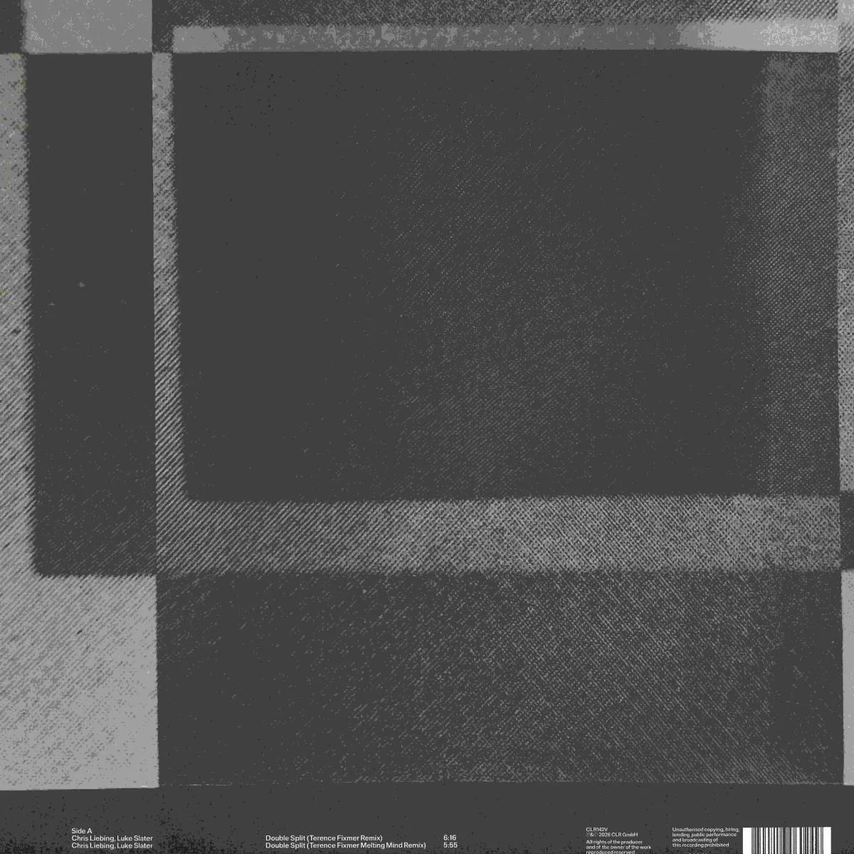 Обратная сторона обложки — Chris Liebing, Luke Slater — Double Split
