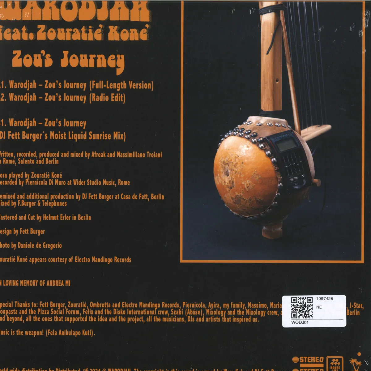Back cover — Warodjahfeat.Zouratié Koné — Zou's Journey