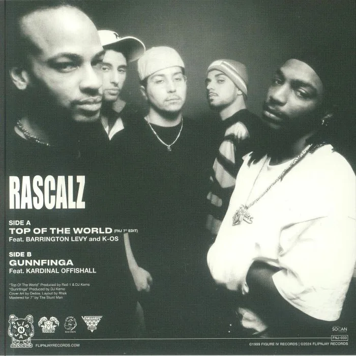 Back cover — RASCALZ — Top Of The World