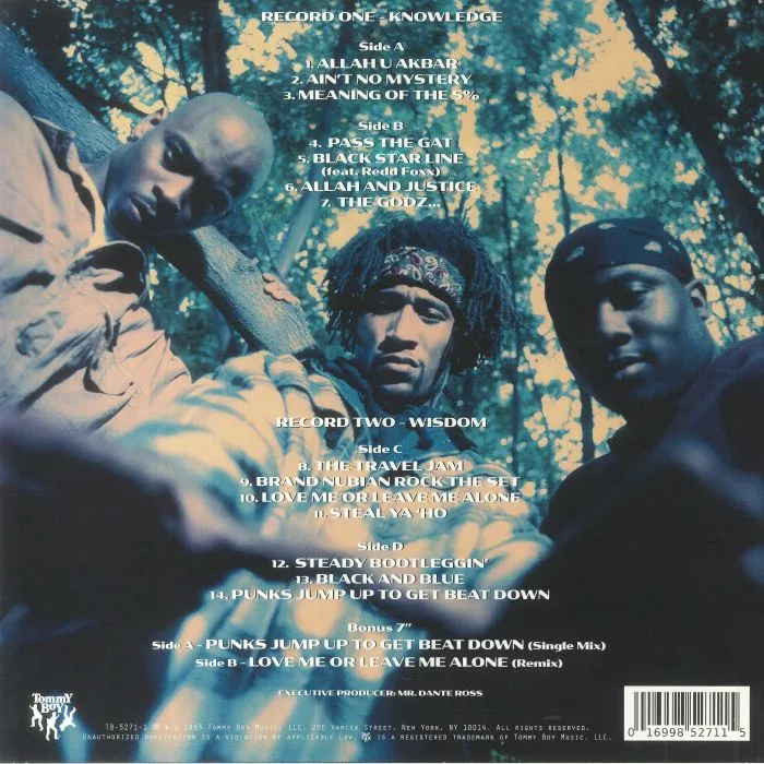 Back cover — BRAND NUBIAN — In God We Trust (30th Anniversary Edition)