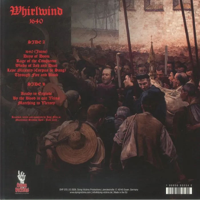 Back cover — WHIRLWIND — 1640