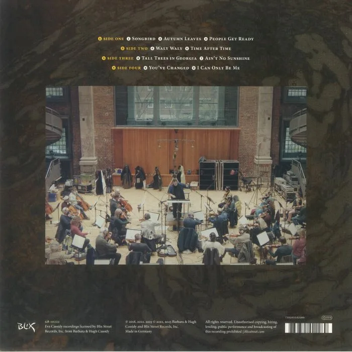 Обратная сторона обложки — Eva CASSIDY / THE LONDON SYMPHONY ORCHESTRA — I Can Only Be Me (Deluxe Edition)