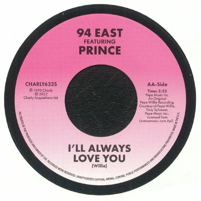Обратная сторона обложки — 94 EAST feat PRINCE — If We Don't
