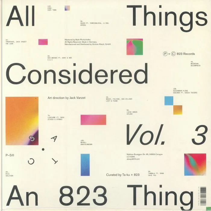 Back cover — VARIOUS — All Things Considered Vol 3