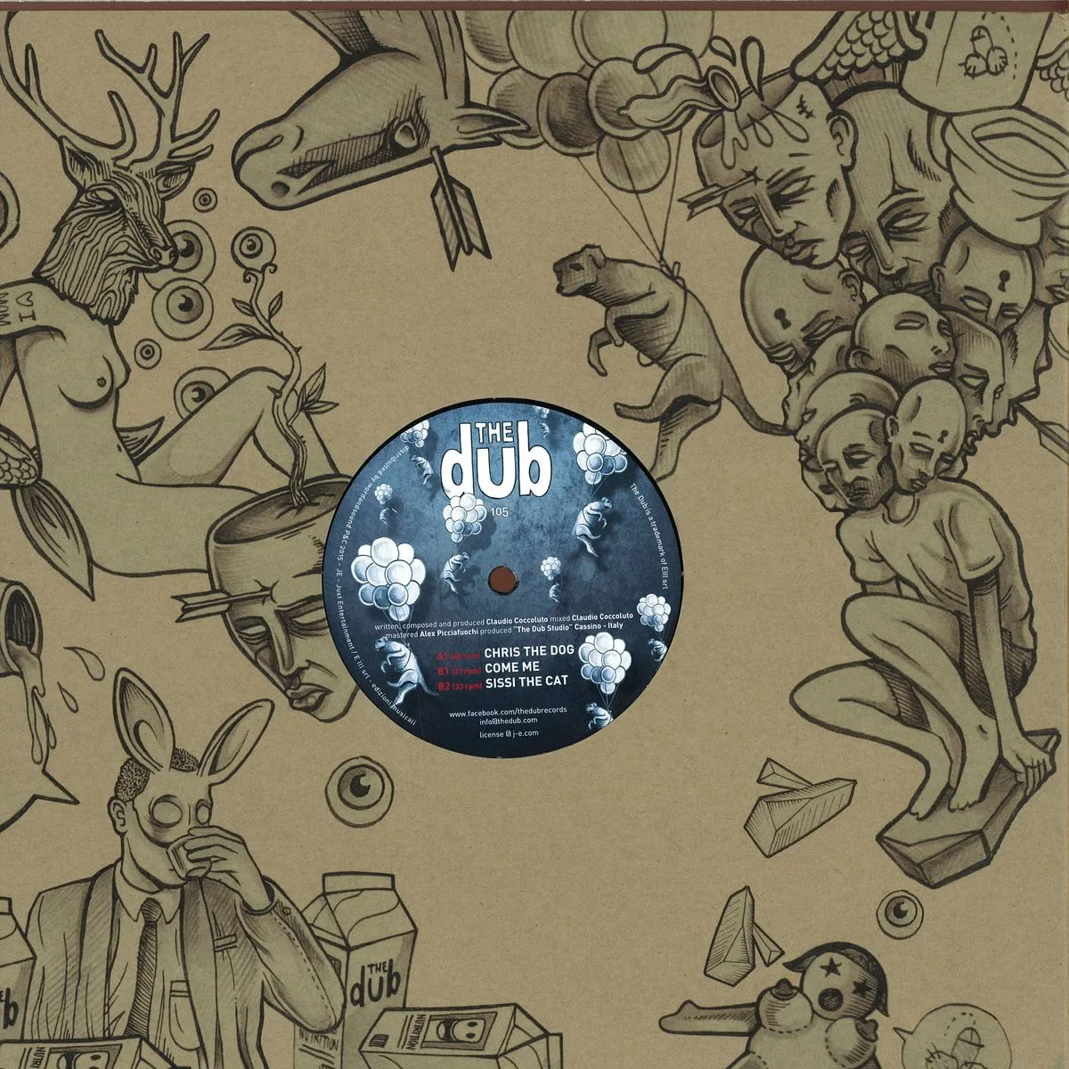 Back cover — Claudio Coccoluto — Thedub105