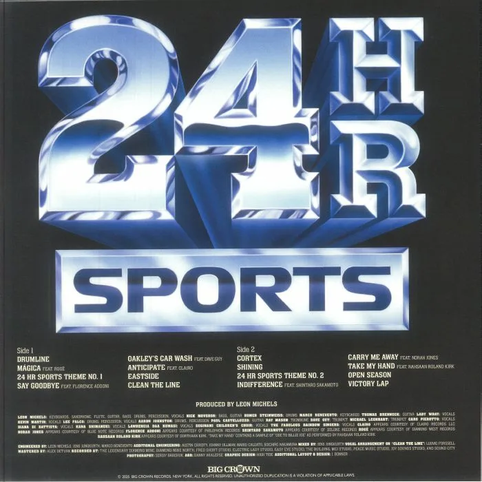 Back cover — EL MICHELS AFFAIR — 24 Hr Sports