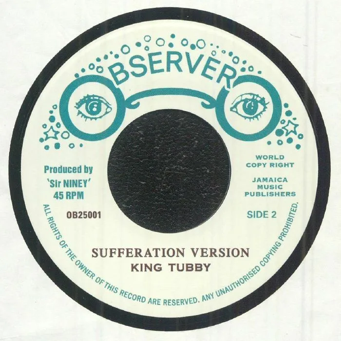 Обратная сторона обложки — Tyrone TAYLOR / KING TUBBY — Sufferation