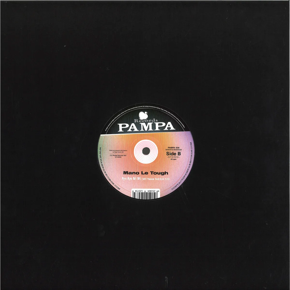 Back cover — Mano Le Tough — Aye Aye Mi Mi
