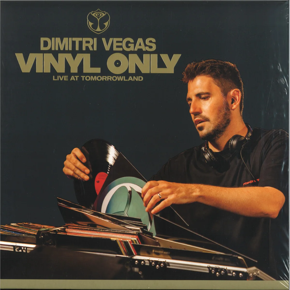 Лицевая сторона обложки — DIMITRI VEGAS — VINYL ONLY (LIVE AT TOMORROWLAND) LP 2x12"