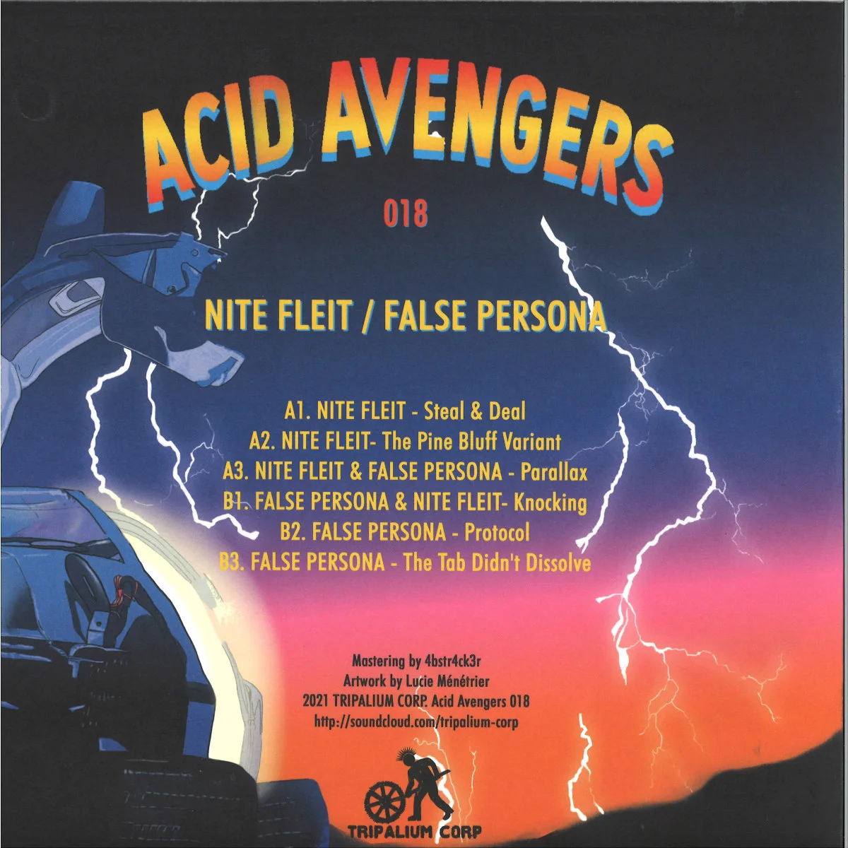 Обратная сторона обложки — Nite Fleit/False Persona — Acid Avengers 018