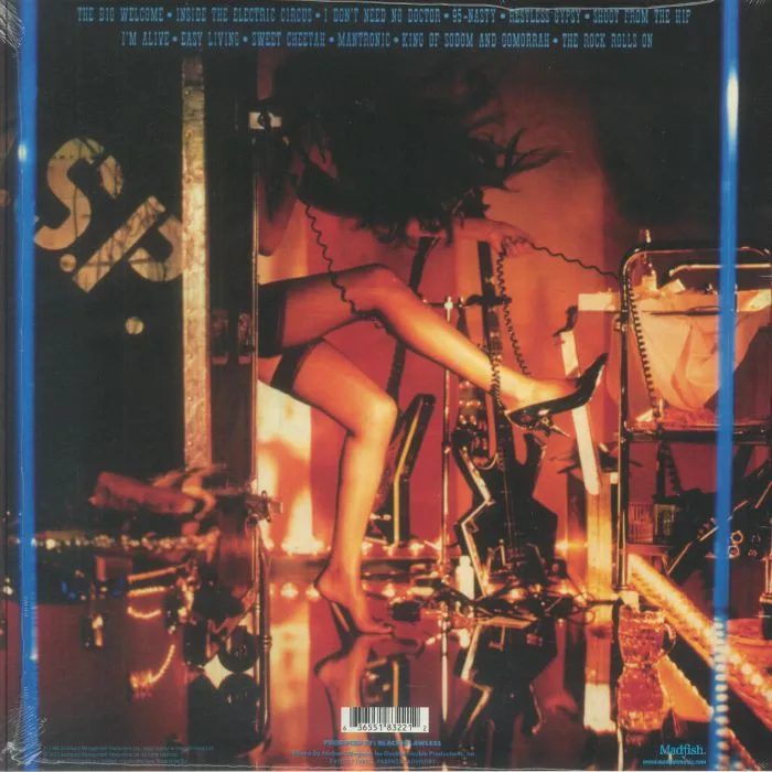 Back cover — WASP — Inside The Electric Circus (reissue)