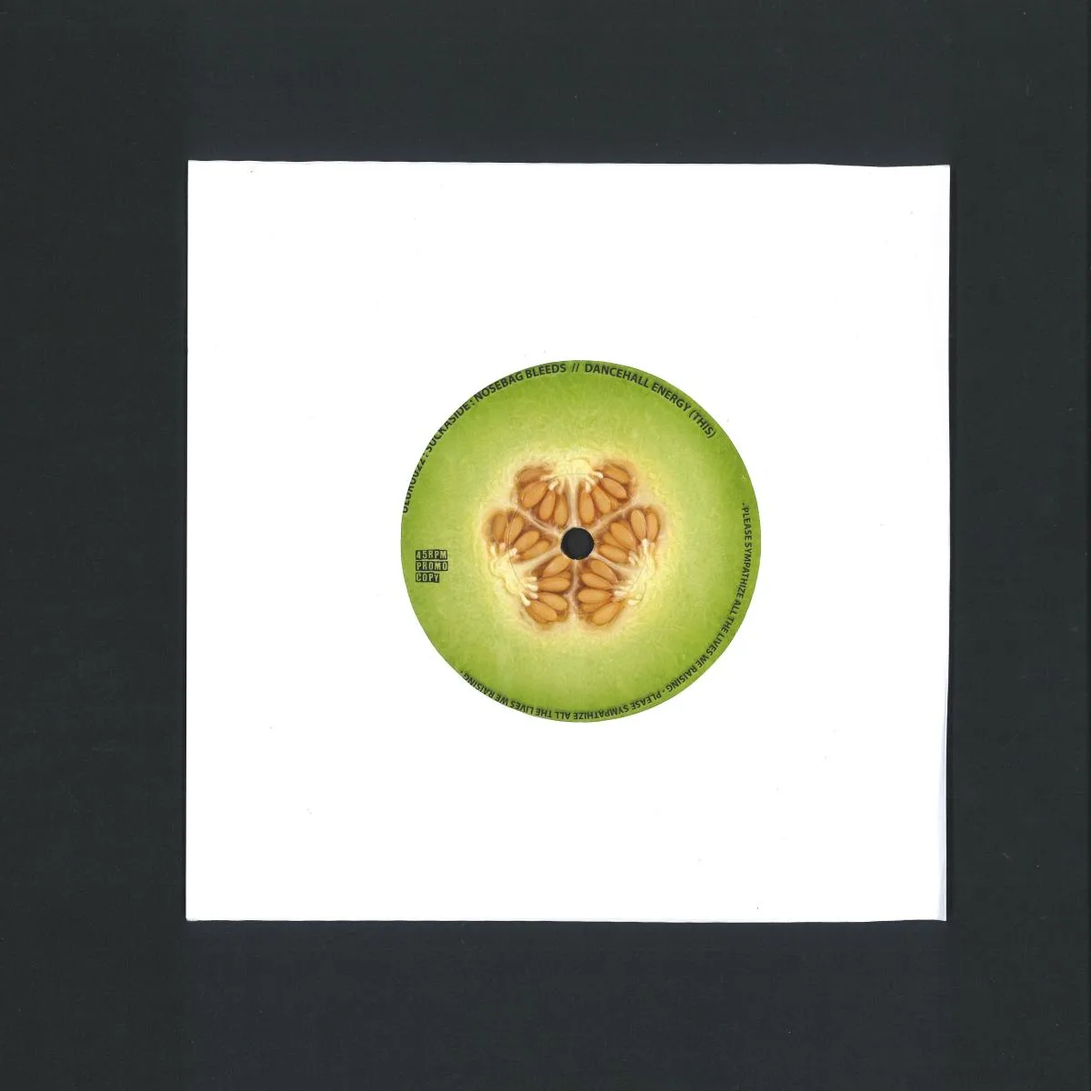Back cover — Suckaside — Nosebag Bleeds / Dancehall Energy (7")
