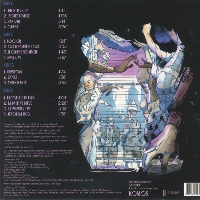Back cover — BUMCELLO — The Party
