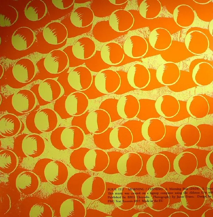 Обратная сторона обложки — FOUR TET — Morning / Evening