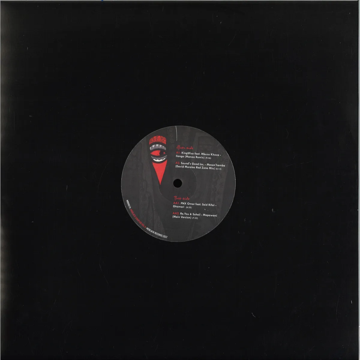 Обратная сторона обложки — Various — MoBlack Sampler Vol. 6