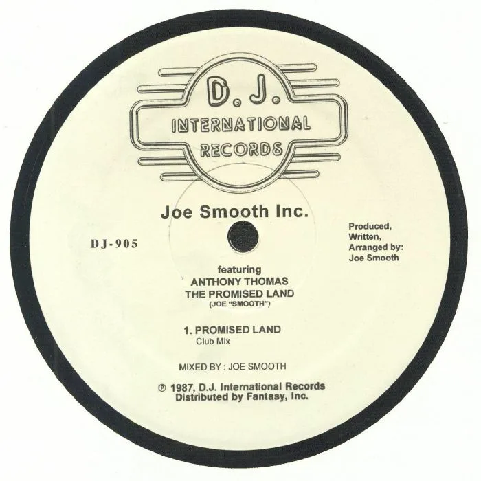 Лицевая сторона обложки — JOE SMOOTH INC feat ANTHONY THOMAS / STERLING VOID / PARIS BRIGHTLEDGE — The Promised Land / It's All Right