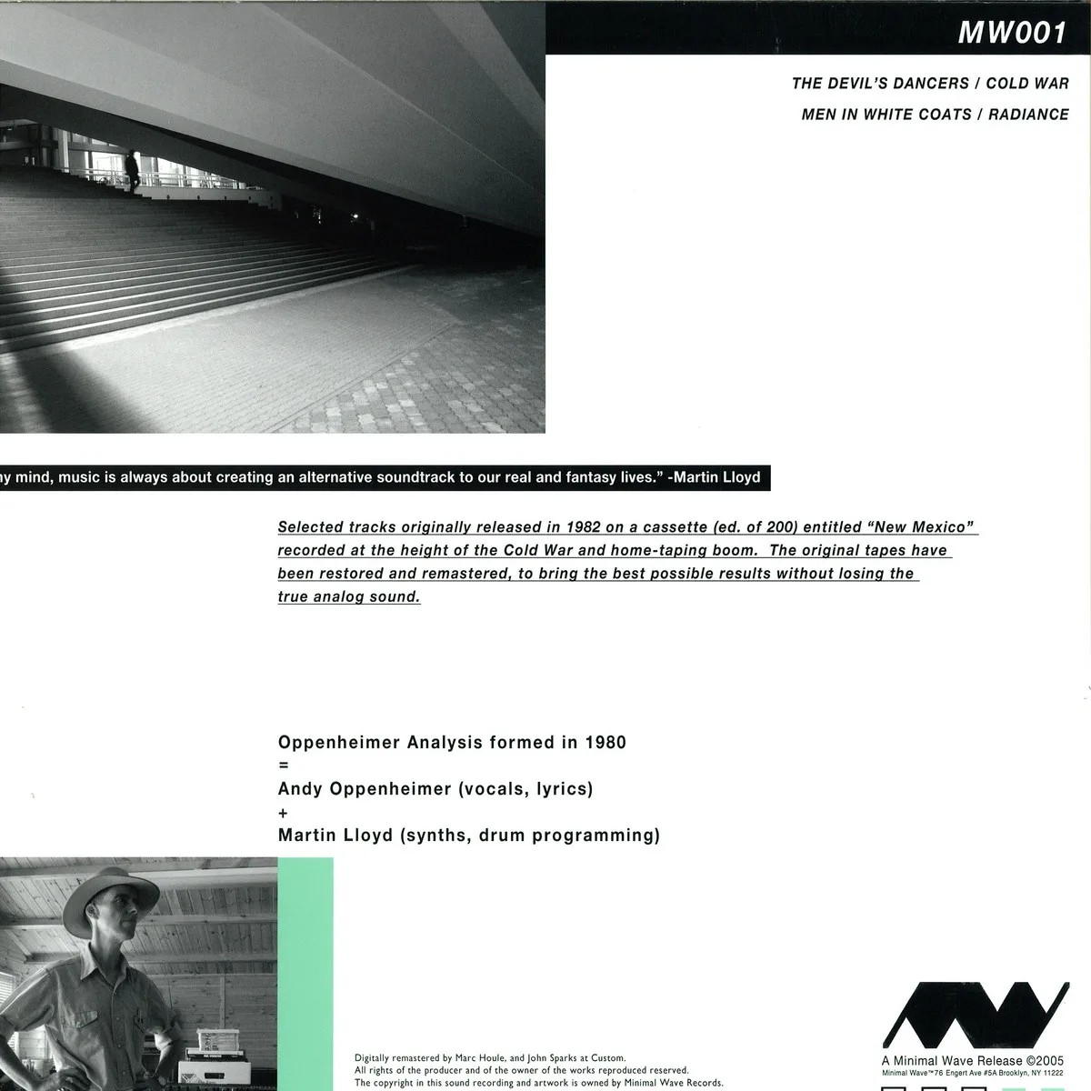 Back cover — Oppenheimer Analysis — Oppenheimer Analysis