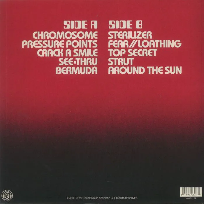 Back cover — LURK — Around The Sun