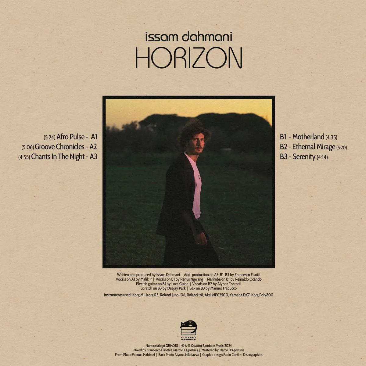 Back cover — Issam Dahmani — Horizon