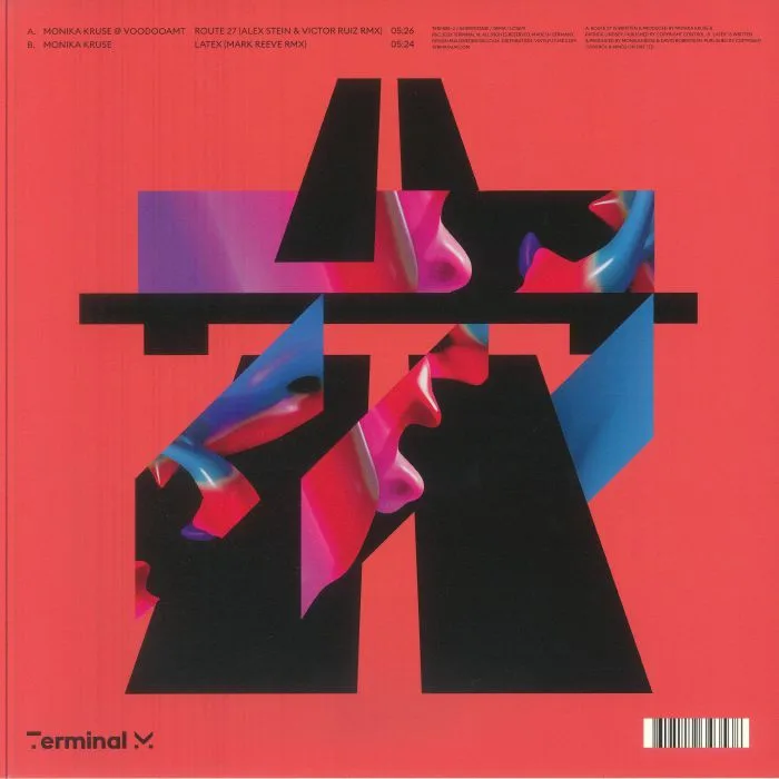 Back cover — Monika KRUSE — Route 27 / Latex (remixes)
