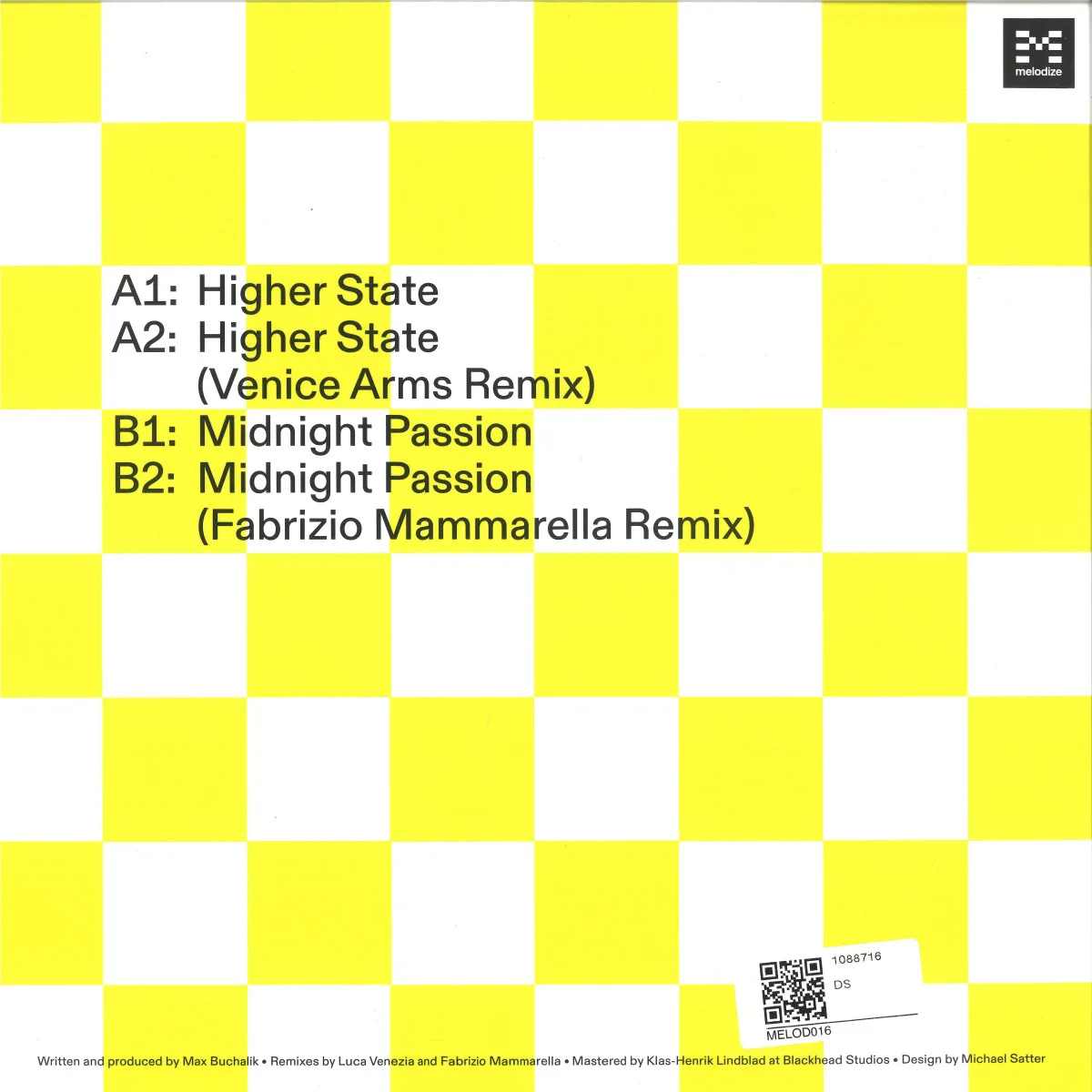 Back cover — Max Buchalik — HIGHER STATE EP