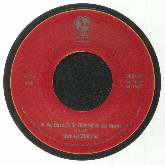 Front cover — Michael WILLIAMS — Do We Have To Go (Our Seperate Ways)