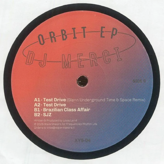 Обратная сторона обложки — DJ MERCI — Orbit EP