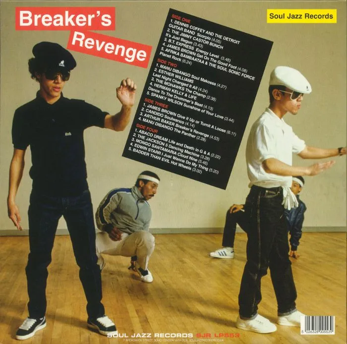 Back cover — Arthur BAKER / VARIOUS — Breaker's Revenge: Original B Boy & B Girl Breakdance Classics 1970-1984