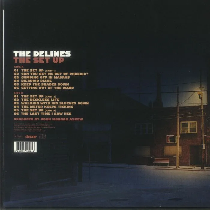 Back cover — The DELINES — The Set Up
