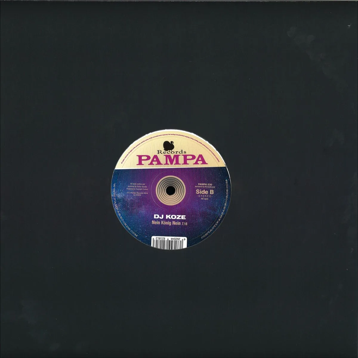 Обратная сторона обложки — Dj Koze — Seeing Aliens E.P.