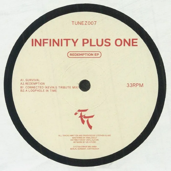 Front cover — INFINITY PLUS ONE — Redemption EP