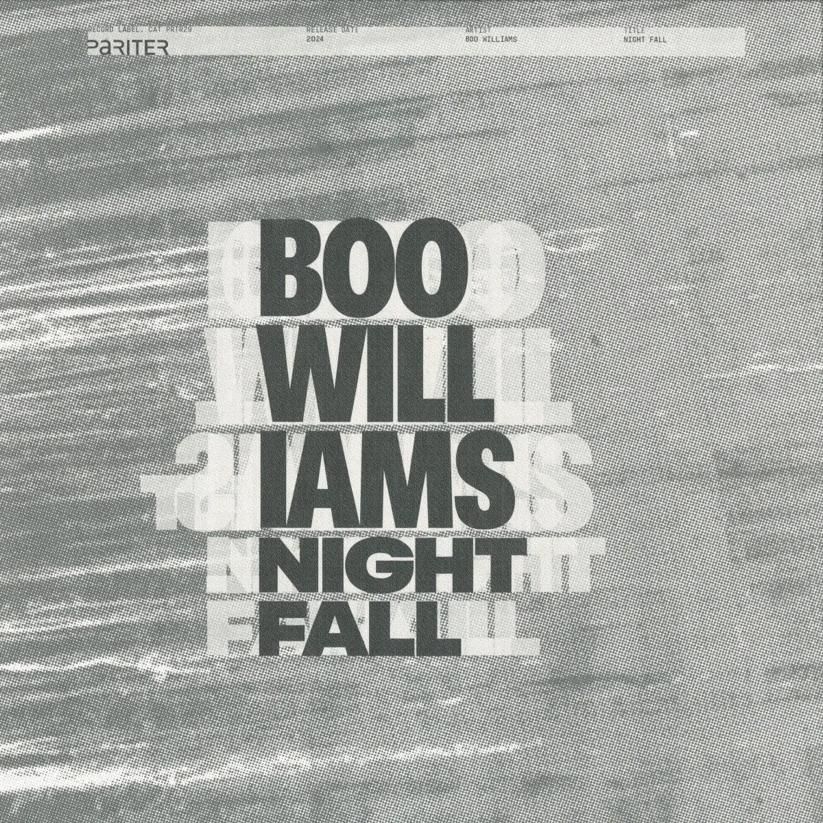 Front cover — Boo Williams — Night Fall